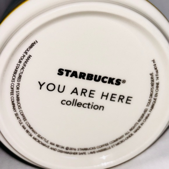 Starbucks YAH Coffee Mug New Orleans Louisiana You Are Here 2016 Saxophone - Picture 4 of 4